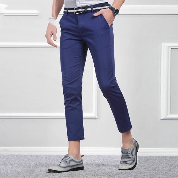 h4zls men's new ankle-length men's slim thin fashion mid-waist micro-elastic personalized pantstrousers casual pants embroidered n, Blue
h4zls men's new ankle-length men's slim thin fashion mid-waist micro-elastic personalized pantstrousers casual pants embroidered n, Blue