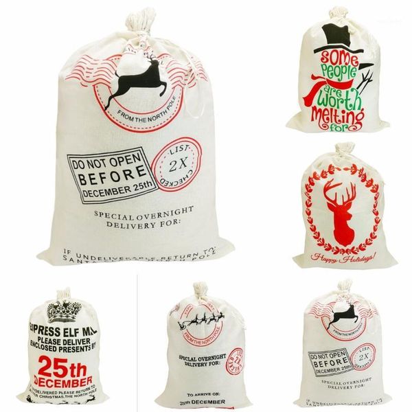 christmas decorations gift bags drawstring canvas santa sack reindeer organic storage bag1
christmas decorations gift bags drawstring canvas santa sack reindeer organic storage bag1