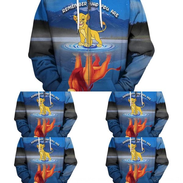 мужской цифровой 3d lion king симба печать свитера молния свитер nia89 digital sweaterlion король со свободной парой, Black
мужской цифровой 3d lion king симба печать свитера молния свитер nia89 digital sweaterlion король со свободной парой, Black