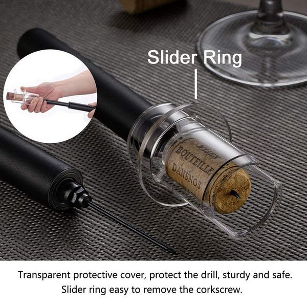 1pc air pressure type wine bottle opener abs pin type bottle pumps corkscrew cork out tool red wine opener
1pc air pressure type wine bottle opener abs pin type bottle pumps corkscrew cork out tool red wine opener