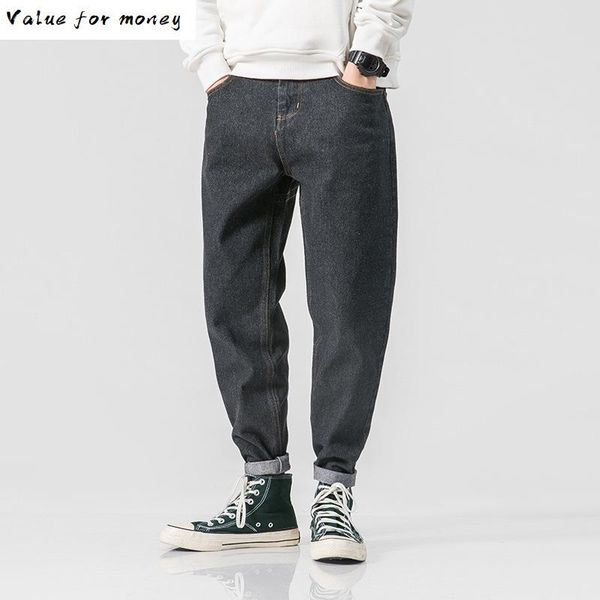 new jeans 2020 men spring fashion wash side striped jean homme plus size casual ankle-length denim harem pants, Blue
new jeans 2020 men spring fashion wash side striped jean homme plus size casual ankle-length denim harem pants, Blue