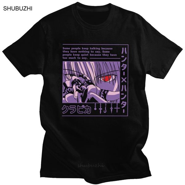t-shirt for men short sleeve anime manga kurapika hxh devil eye t shirt 100% cotton tee gift idea, White;black
t-shirt for men short sleeve anime manga kurapika hxh devil eye t shirt 100% cotton tee gift idea, White;black