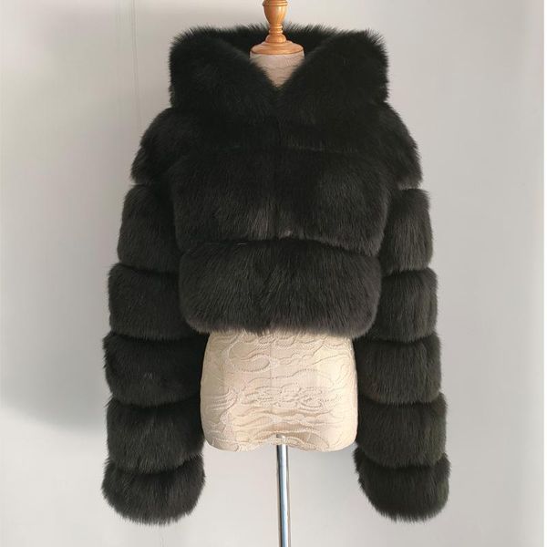 jane deiune 2021 new winter women faux fur hooded coat lady elegant solid short jacket imitation fashion outwear, Black
jane deiune 2021 new winter women faux fur hooded coat lady elegant solid short jacket imitation fashion outwear, Black