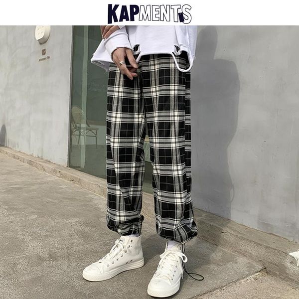 kapments men vintage plaid sweatpants spring cargo pants 2021 mens japanese streetwear black baggy joggers man harajuku trousers
kapments men vintage plaid sweatpants spring cargo pants 2021 mens japanese streetwear black baggy joggers man harajuku trousers
