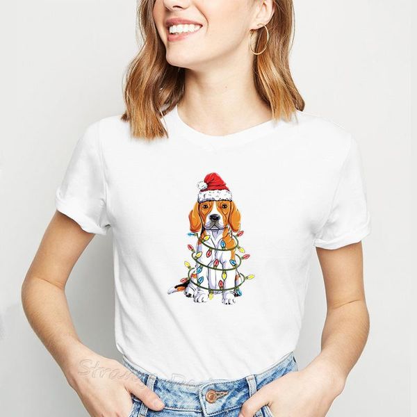 beagle christmas women's shirt clothes santa hat xmas tree lights dog female t-shirt funny fashion tee shirt femme streetwear1, White
beagle christmas women's shirt clothes santa hat xmas tree lights dog female t-shirt funny fashion tee shirt femme streetwear1, White
