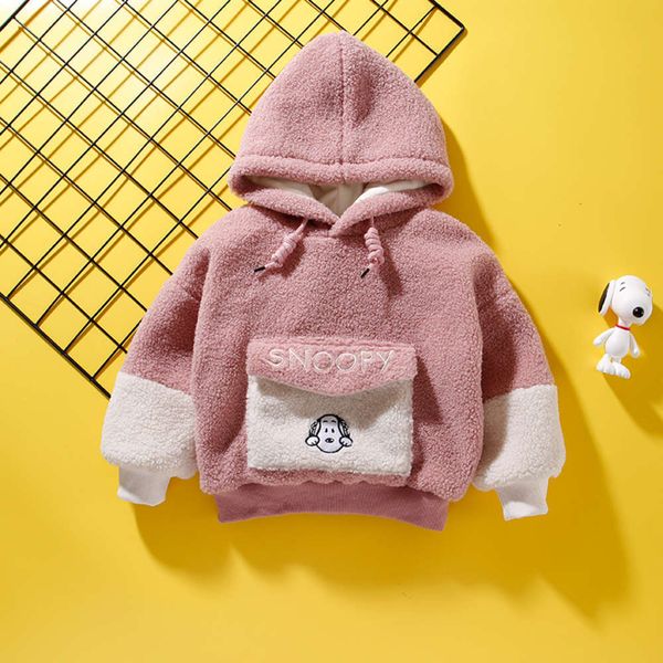 new in snoopy products children's wear autumn and winter, Black