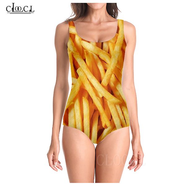 cloocl 2021 popular delicious french fries 3d printed summer sleeveless women swimsuit fashion swimsuits beach one piece swimwear, White;black
cloocl 2021 popular delicious french fries 3d printed summer sleeveless women swimsuit fashion swimsuits beach one piece swimwear, White;black