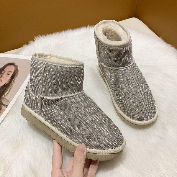 women snow boots platform winter boots thick plush waterproof non-slip fashion women winter shoes warm fur botas mujer, Black
women snow boots platform winter boots thick plush waterproof non-slip fashion women winter shoes warm fur botas mujer, Black
