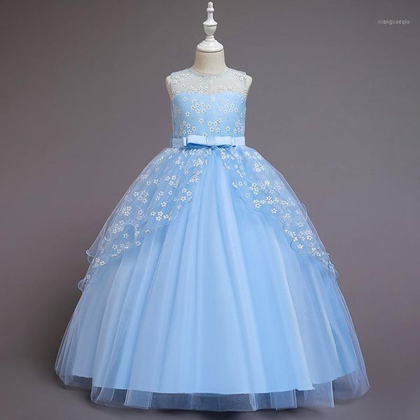 luxury blue flower girls dresses bow flowers sleeveless lace tulle ball gown o-neck floor-length kids party princess skirt d3081, Red;yellow
luxury blue flower girls dresses bow flowers sleeveless lace tulle ball gown o-neck floor-length kids party princess skirt d3081, Red;yellow