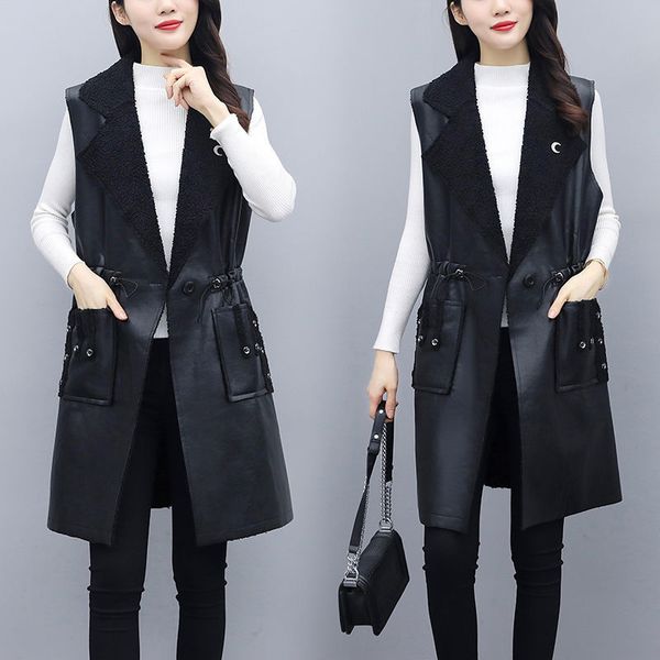 2021 new autumn retro female loose sewing wool vests sleeveless waistcoat vest plus size 5xl r4rw, Black;white
2021 new autumn retro female loose sewing wool vests sleeveless waistcoat vest plus size 5xl r4rw, Black;white