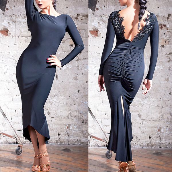 black lace ballroom dress modern dance dress tango wear waltz dancewear flamengo long dress ballroom dance competition dresses, Black;red
black lace ballroom dress modern dance dress tango wear waltz dancewear flamengo long dress ballroom dance competition dresses, Black;red
