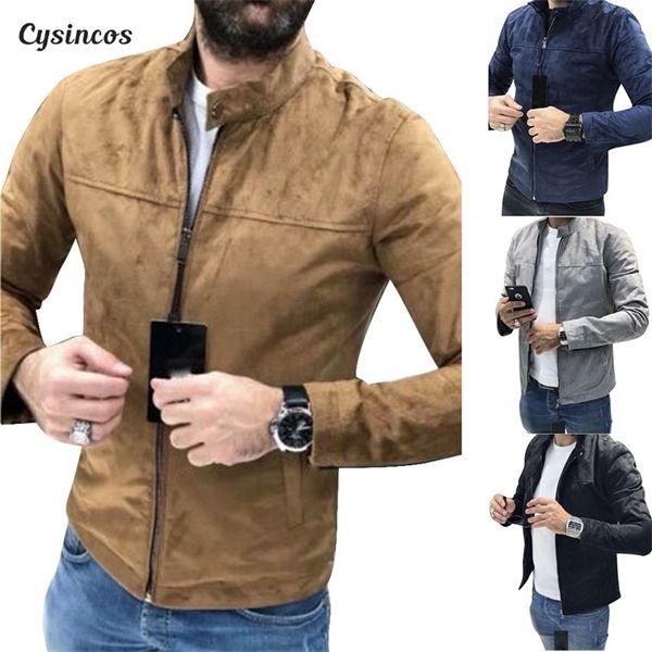 cysincos new brand autumn motorcycle suede jacket men men's jackets jaqueta de couro masculina mens leather coats c1103, Black;brown
cysincos new brand autumn motorcycle suede jacket men men's jackets jaqueta de couro masculina mens leather coats c1103, Black;brown