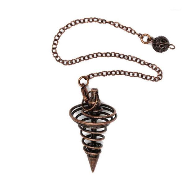 reiki healing dowsing pendulum chain spiral coil point meditation yoga jewelry1, Silver
reiki healing dowsing pendulum chain spiral coil point meditation yoga jewelry1, Silver