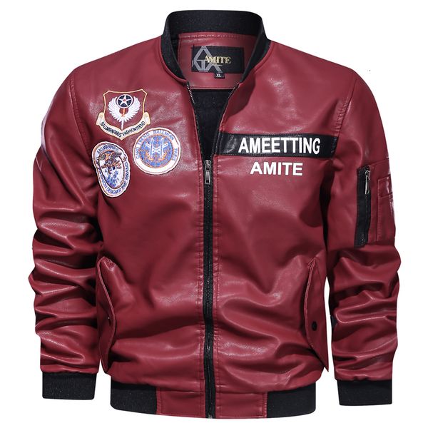 2021 new new winter men stand collar motorcycle leather jacket fashion mens baseball coats plus size a5l4, Black
2021 new new winter men stand collar motorcycle leather jacket fashion mens baseball coats plus size a5l4, Black