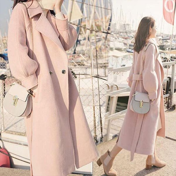 autumn winter woolen coats women lantern sleeve wool amp;blends long woolen coat casual loose wool jacket female outwear, Black
autumn winter woolen coats women lantern sleeve wool amp;blends long woolen coat casual loose wool jacket female outwear, Black