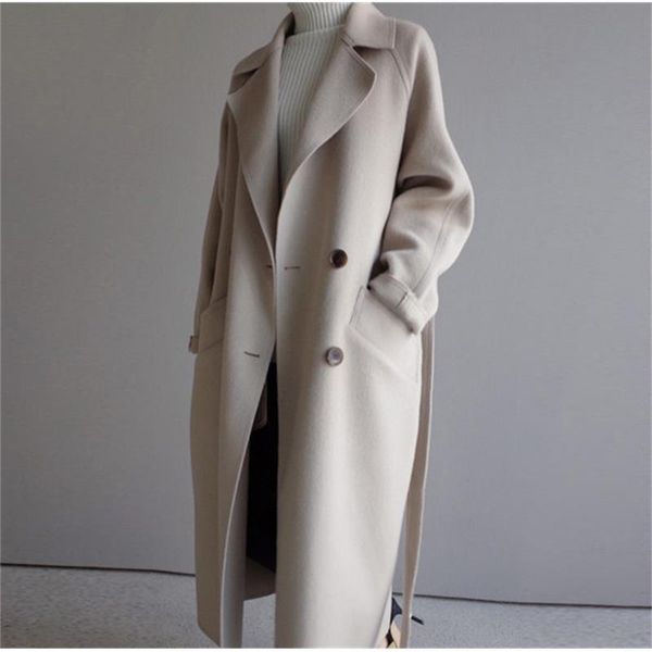 new 2020 style women's winter ladies harajuku korean and mid-length autumn waist coat woolen llmea, Black
new 2020 style women's winter ladies harajuku korean and mid-length autumn waist coat woolen llmea, Black