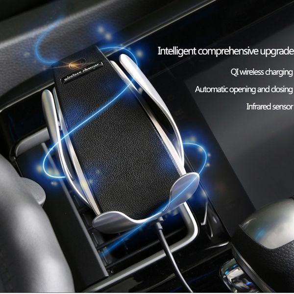 qi automatic clamping wireless charger universal car holder smart infrared sensor air vent mount mobile phone stand hold
qi automatic clamping wireless charger universal car holder smart infrared sensor air vent mount mobile phone stand hold
