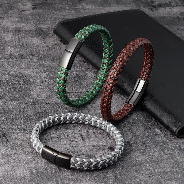simple design colourful choice stainless steel leather for men bracelet jewelry birthday party gift diy sizes store1, Golden;silver
simple design colourful choice stainless steel leather for men bracelet jewelry birthday party gift diy sizes store1, Golden;silver