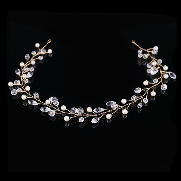 handmade women headpieces accessories simple bride vine crystal beads headpiece pearl bridal headband wedding party, Silver
handmade women headpieces accessories simple bride vine crystal beads headpiece pearl bridal headband wedding party, Silver