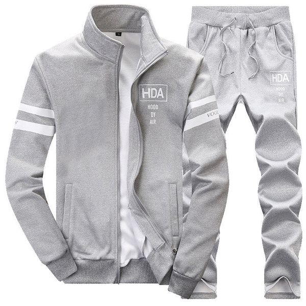 men track suit 2 piece set men tracksuit pants running suit autumn winter sportswear casual fleece sweatsuits joggers men sets 201207, Gray
men track suit 2 piece set men tracksuit pants running suit autumn winter sportswear casual fleece sweatsuits joggers men sets 201207, Gray