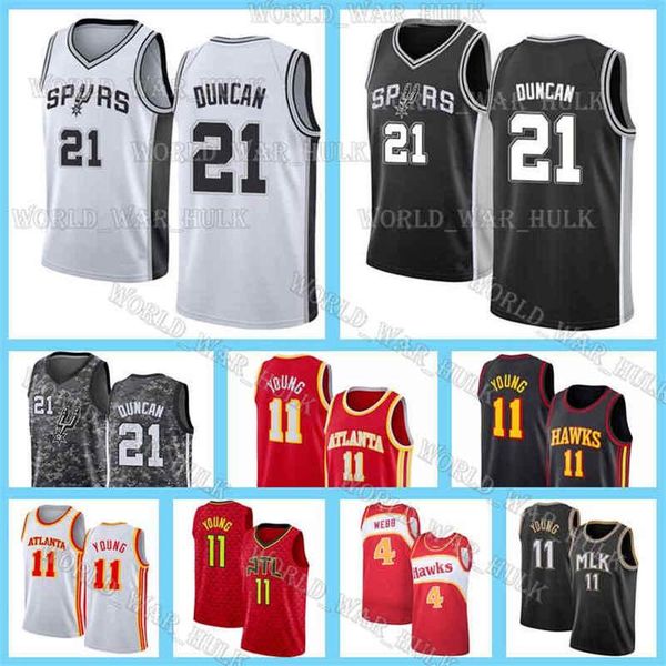trae 11 young tim 21 duncan de'andre 12 hunter san antonio spurs atlanta hawks spud 4 webb 2021 basketball jerseys, Black;red
trae 11 young tim 21 duncan de'andre 12 hunter san antonio spurs atlanta hawks spud 4 webb 2021 basketball jerseys, Black;red