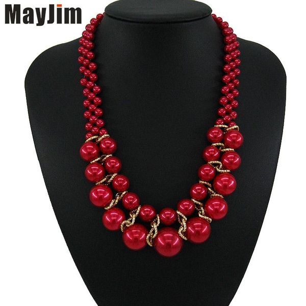 mayjim statement vintage big pearl necklace aluminum chain women bohemian bead chain necklaces & pendants fashion, Golden;silver
mayjim statement vintage big pearl necklace aluminum chain women bohemian bead chain necklaces & pendants fashion, Golden;silver