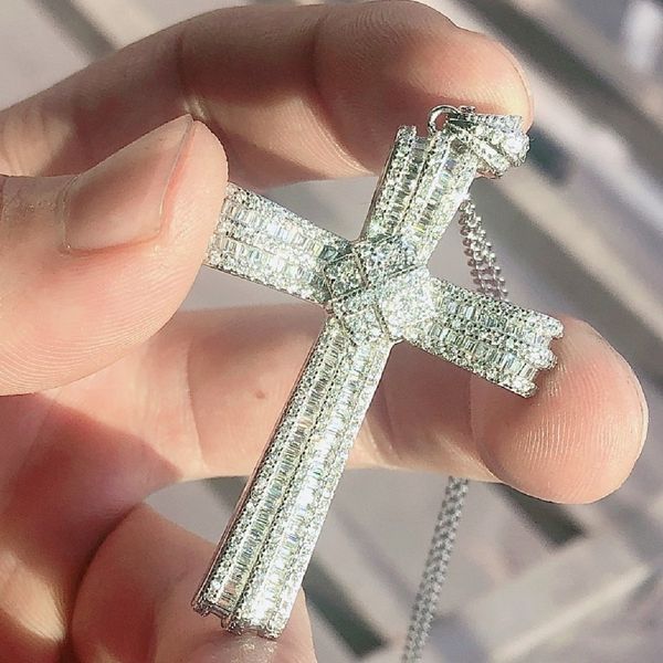 luxury 925 sterling silver exquisite bible jesus cross pendant necklace for women crucifix charm pave 320pcs simulated diamond jewelry
luxury 925 sterling silver exquisite bible jesus cross pendant necklace for women crucifix charm pave 320pcs simulated diamond jewelry