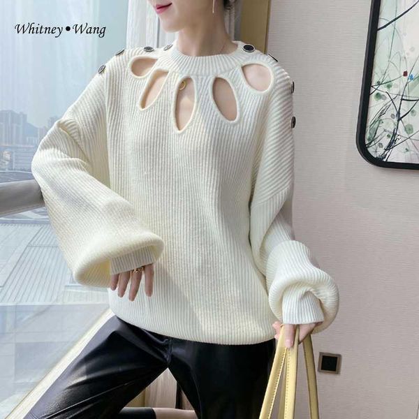 sweaters autumn fashion streetwear lantern sleeve hollow out petal sweater women jumper sweaters pullover kg-798, White;black
sweaters autumn fashion streetwear lantern sleeve hollow out petal sweater women jumper sweaters pullover kg-798, White;black