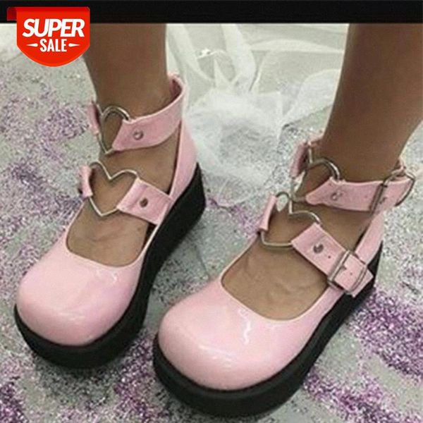 brand girls marry jane pumps heart buckle platform lolita cosplay women's pumps gothic sweet pink spring women's shoes size 43 #q1
brand girls marry jane pumps heart buckle platform lolita cosplay women's pumps gothic sweet pink spring women's shoes size 43 #q1