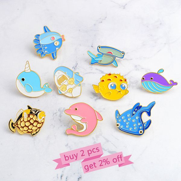 aquatic creature enamel dolphin shark whale pufferfish narwhal ocs brooch bag lapel cartoon badge kid friend, Gray
aquatic creature enamel dolphin shark whale pufferfish narwhal ocs brooch bag lapel cartoon badge kid friend, Gray