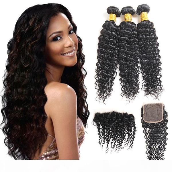 factory deep wave virgin human hair 3 bundles with frontal deep wave remy human hair extensions raw virgin brazilian mongolian hair, Black;brown
factory deep wave virgin human hair 3 bundles with frontal deep wave remy human hair extensions raw virgin brazilian mongolian hair, Black;brown