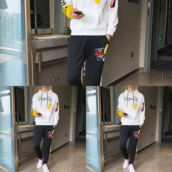 cxuab two-piece pieces of men's autumn hooded student suit sports 2019 new youth trend long autumn two set casual two-piecesleeve leisu, Black
cxuab two-piece pieces of men's autumn hooded student suit sports 2019 new youth trend long autumn two set casual two-piecesleeve leisu, Black