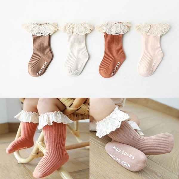 baby socks girl newborn infantil kid knee high lace socks toddler babygirl anti slip cotton winter infant long sock for 0-3 year y201009, Pink;yellow 
baby socks girl newborn infantil kid knee high lace socks toddler babygirl anti slip cotton winter infant long sock for 0-3 year y201009, Pink;yellow