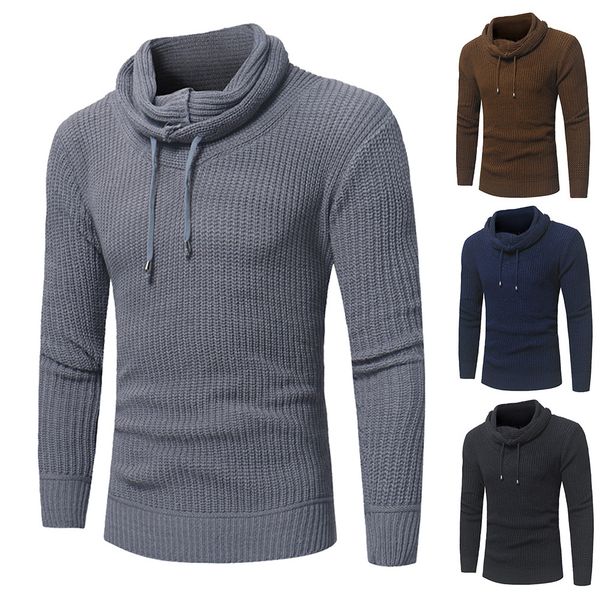 winter new casual mens европейский и американский свитер сплошной цвет hat rope водолазка мужская slim fit пуловер свитер, White;black
winter new casual mens европейский и американский свитер сплошной цвет hat rope водолазка мужская slim fit пуловер свитер, White;black