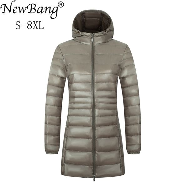 newbang 6xl 7xl 8xl women's jacket large size long ultra light down jacket women winter warm windproof lieghtweight down coat 210204, Black
newbang 6xl 7xl 8xl women's jacket large size long ultra light down jacket women winter warm windproof lieghtweight down coat 210204, Black