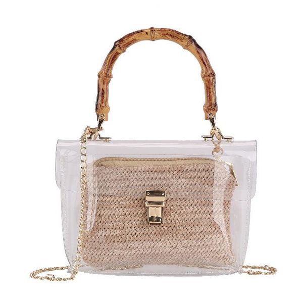 лето 2020 малой сумка transparent женщина руки сумка цепь солома сумка lady travel beach плечи cross body bag отдых
лето 2020 малой сумка transparent женщина руки сумка цепь солома сумка lady travel beach плечи cross body bag отдых