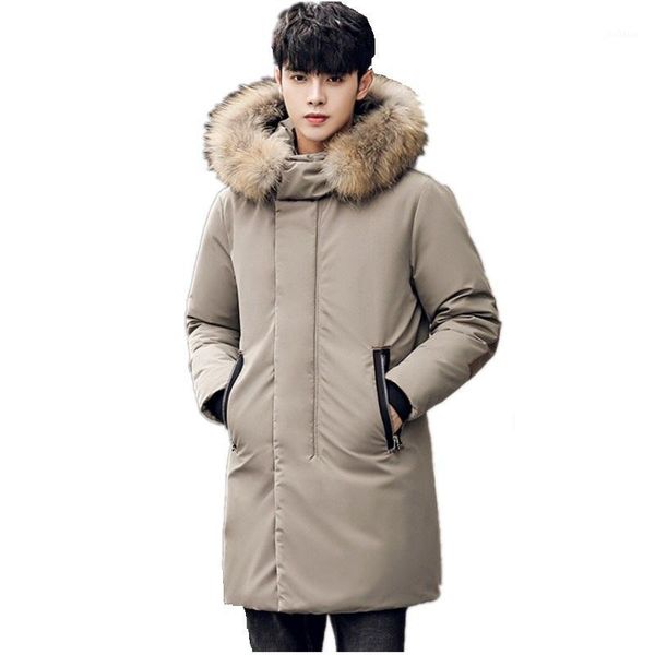 2018 new arrival winter jacket men cotton long design thicken coats fur collar male fashion casual parka outwear1, Black
2018 new arrival winter jacket men cotton long design thicken coats fur collar male fashion casual parka outwear1, Black