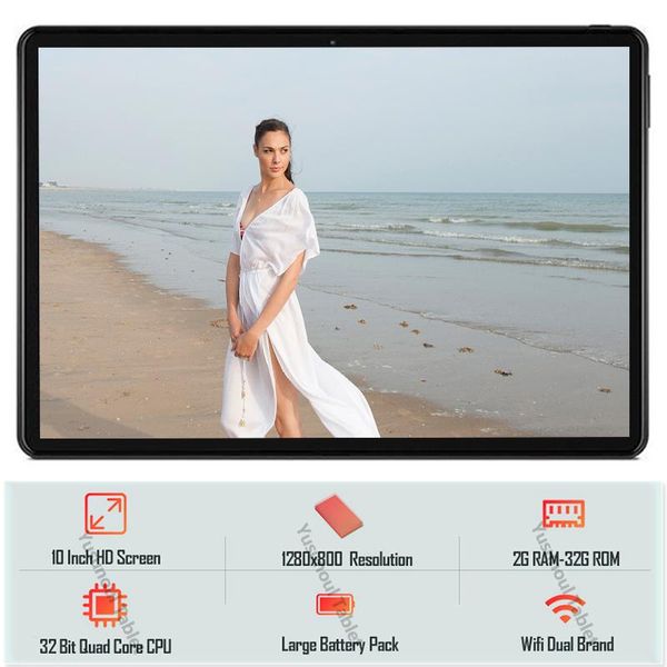 global version dual sim phone call 10 inch tablet quad core 2gb ram 32gb rom dual cameras android 9.0 os 1280x800 ips hd screen
global version dual sim phone call 10 inch tablet quad core 2gb ram 32gb rom dual cameras android 9.0 os 1280x800 ips hd screen