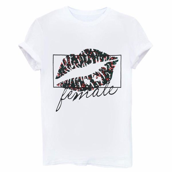 black lip print t shirt women short sleeve o neck loose white tshirt 2019 summer women tee shirt camisetas mujer
black lip print t shirt women short sleeve o neck loose white tshirt 2019 summer women tee shirt camisetas mujer