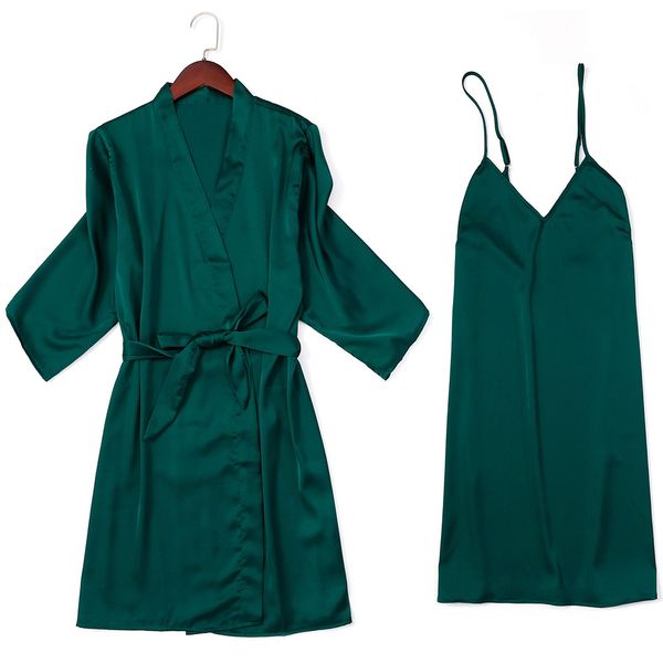 Women 2PCS Sleep Set Nightdress Satin Nighty&Robe Suit Sexy Kimono Bathrobe Gown Silky Home Clothes Nightwear Intimate Lingerie, Nightie pink
Women 2PCS Sleep Set Nightdress Satin Nighty&Robe Suit Sexy Kimono Bathrobe Gown Silky Home Clothes Nightwear Intimate Lingerie, Nightie pink