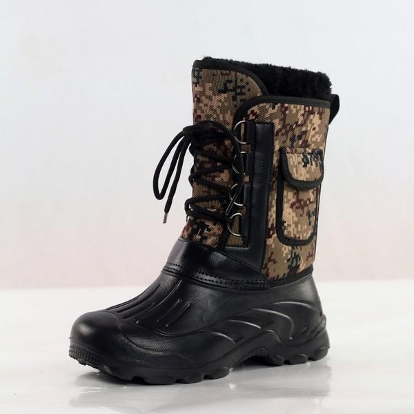 winter men fishing boots with fur lace up camouflage men mid calf boots winter shoes waterproof dropshipping 20201, Black
winter men fishing boots with fur lace up camouflage men mid calf boots winter shoes waterproof dropshipping 20201, Black