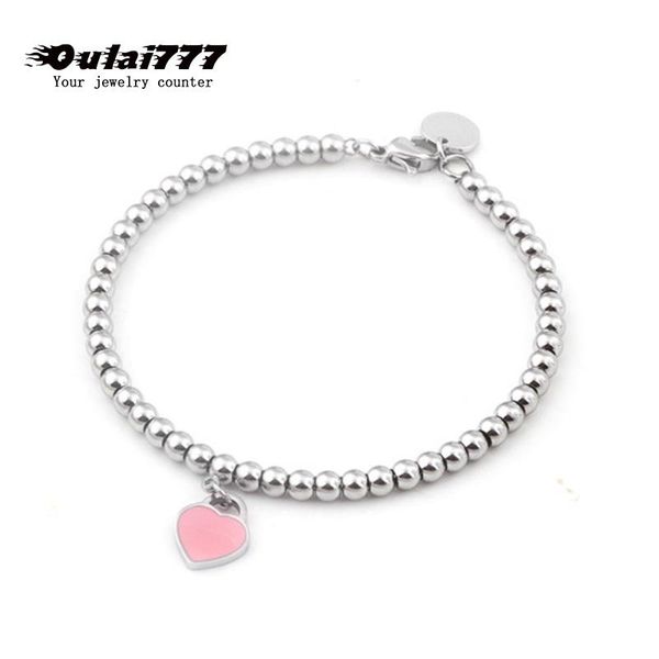stainless steel beads heart bracelet woman chain heart pink bracelets red charm bracelet jewelry on the hand woman accessories, Black
stainless steel beads heart bracelet woman chain heart pink bracelets red charm bracelet jewelry on the hand woman accessories, Black