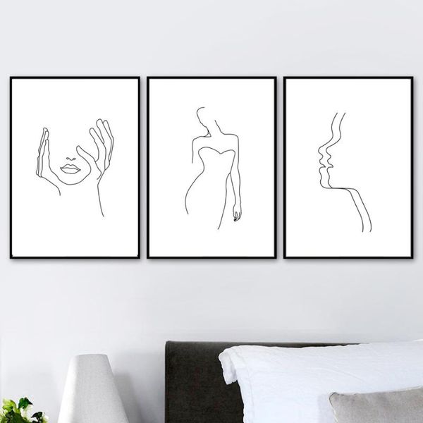 abstract geometric curve girl body wall art canvas painting nordic posters and prints wall pictures for living room home decor
abstract geometric curve girl body wall art canvas painting nordic posters and prints wall pictures for living room home decor