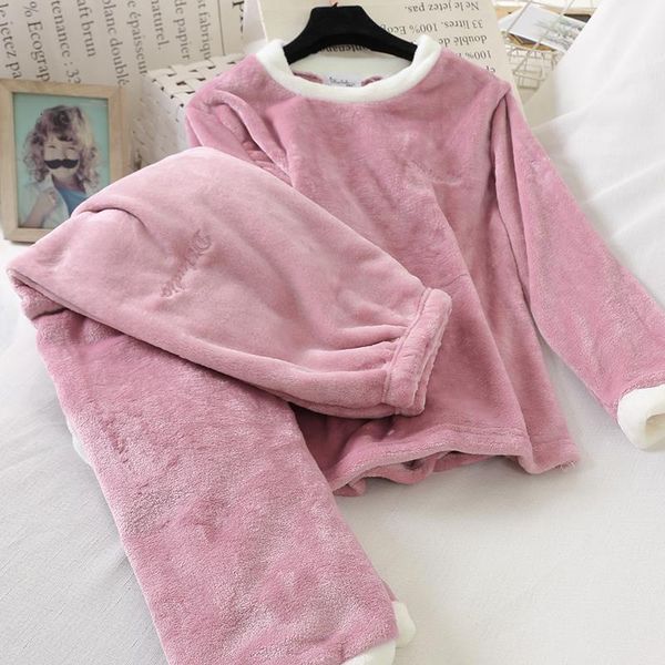 women tharmel underwear sets women pullovers and pants velvet two pieces sets warm pajama sets for women winter, Gray
women tharmel underwear sets women pullovers and pants velvet two pieces sets warm pajama sets for women winter, Gray
