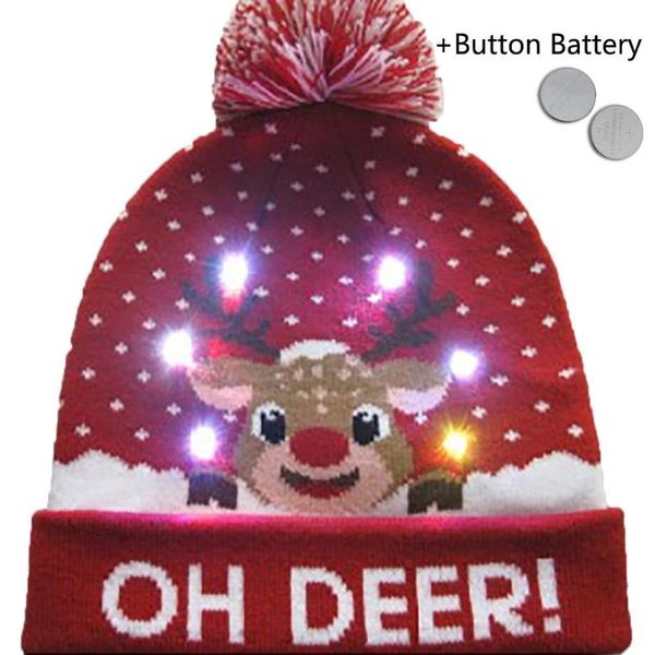 new middle-aged children led lights knitted christmas hat autumn and winter colorful luminous snowman knitted hat warm
new middle-aged children led lights knitted christmas hat autumn and winter colorful luminous snowman knitted hat warm