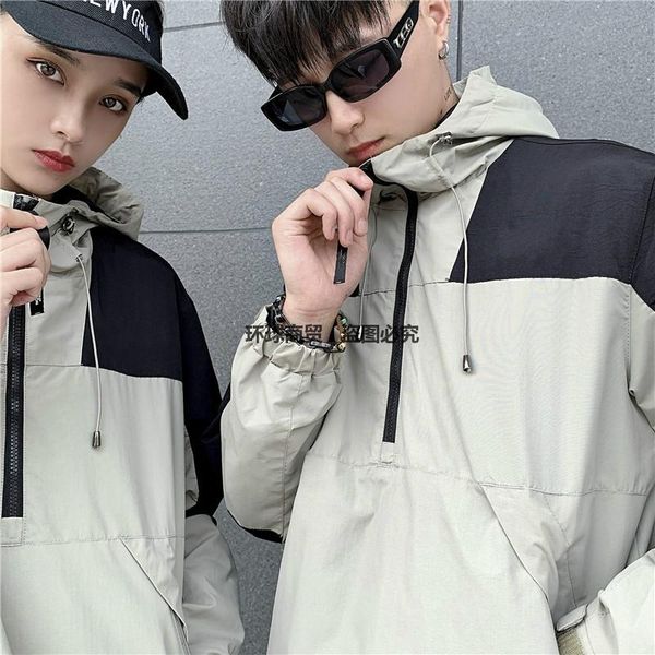 2020 north hip hop spring jackets men windbreaker patchwork autumn loose casual jacket couple thin jacket loose large size zipper coat 3698, Black;brown
2020 north hip hop spring jackets men windbreaker patchwork autumn loose casual jacket couple thin jacket loose large size zipper coat 3698, Black;brown