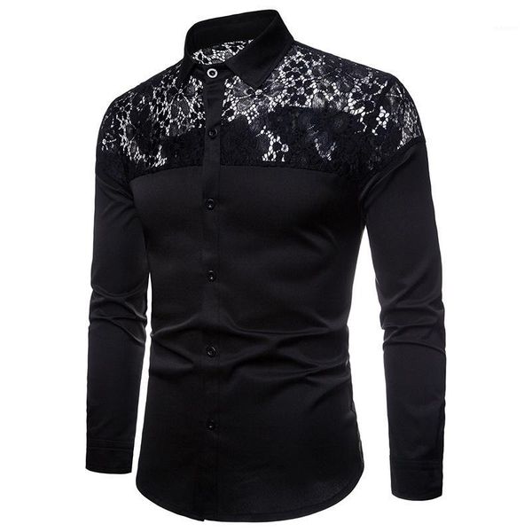 mens shirts long sleeve 2018 autumn new fashion slim fit lace shoulder mens business shirts camisa masculina1, White;black
mens shirts long sleeve 2018 autumn new fashion slim fit lace shoulder mens business shirts camisa masculina1, White;black