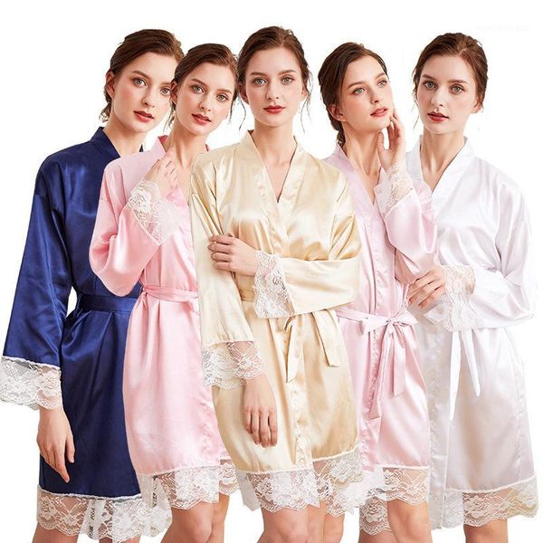 women's sleepwear cross-border pajamas women's selling silk robe long sleeve lace morning bathrobe home pyjama in summer1, Black;red
women's sleepwear cross-border pajamas women's selling silk robe long sleeve lace morning bathrobe home pyjama in summer1, Black;red