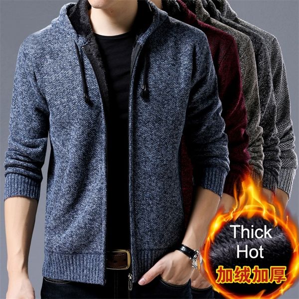 thick sweater men hooded autumn winter solid thicken outwear sweater coat casual cardigans velvet inside big size 3xl gfm95 201105, White;black
thick sweater men hooded autumn winter solid thicken outwear sweater coat casual cardigans velvet inside big size 3xl gfm95 201105, White;black