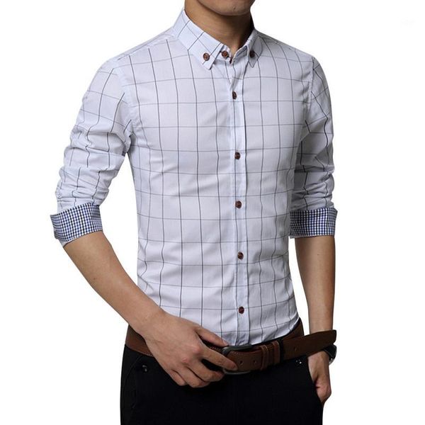 heflashor brand new plaid dress shirts spring autumn men long sleeve camisa business formal social clothes plus size 4xl 5xl1, White;black
heflashor brand new plaid dress shirts spring autumn men long sleeve camisa business formal social clothes plus size 4xl 5xl1, White;black